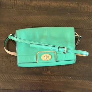 Kate Spade Green Leather Crossbody Bag